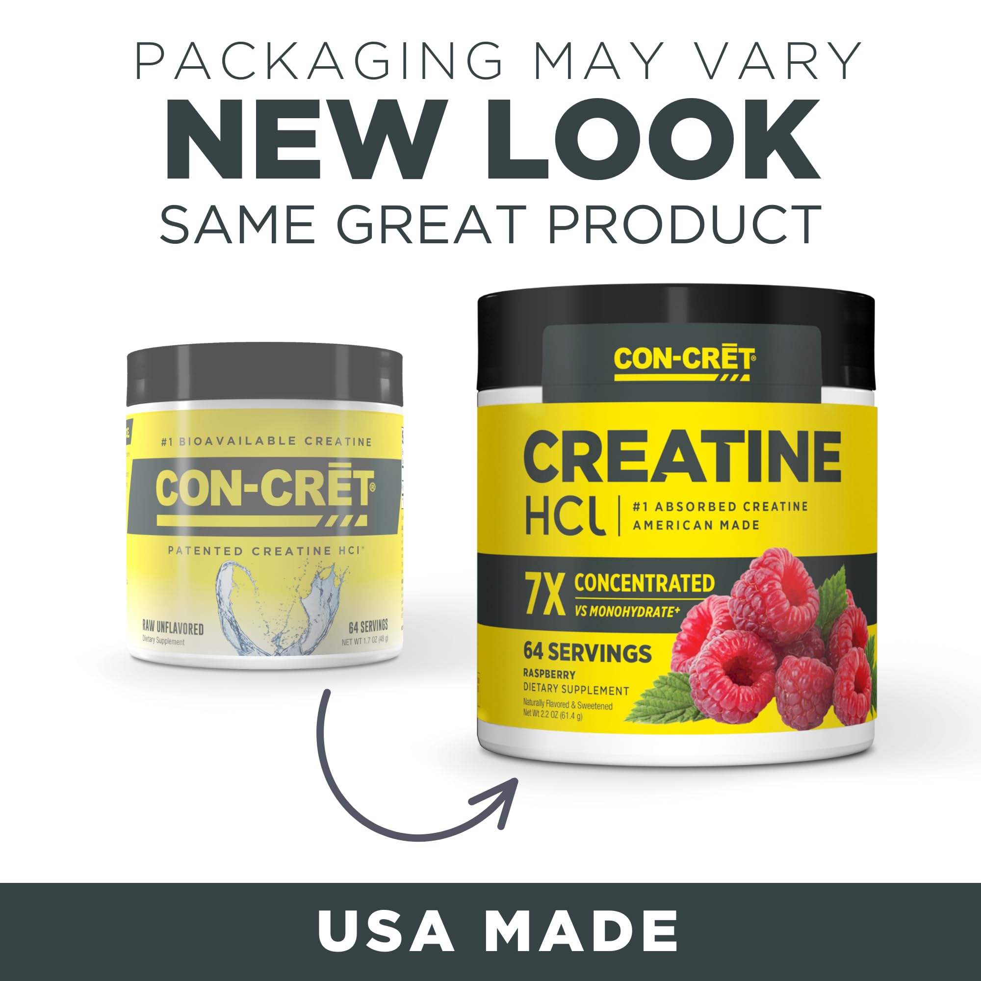 CON-CRET Creatine HCl 85g nutritional information