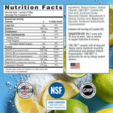 CON-CRET Creatine HCl + Hydration 240g side view with ingredients list