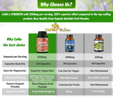 Cona Nature Haritaki Capsules with three capsules on a surface
