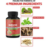 Cona Nature Organic Giloy Guduchi Extract Capsules bottle with label