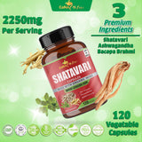 Cona Nature Shatavari Capsules 2250mg close-up of capsules