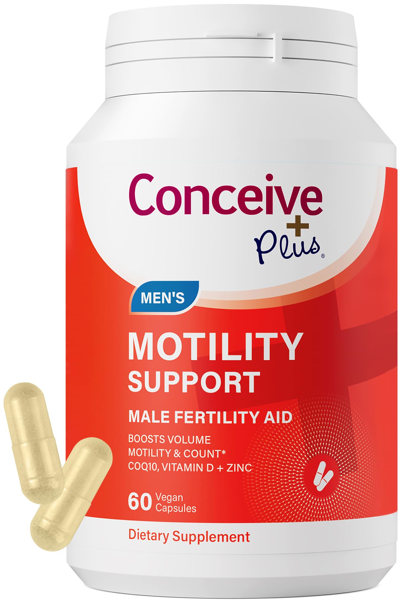 CONCEIVE PLUS Men's Motility Support 60 capsules front view