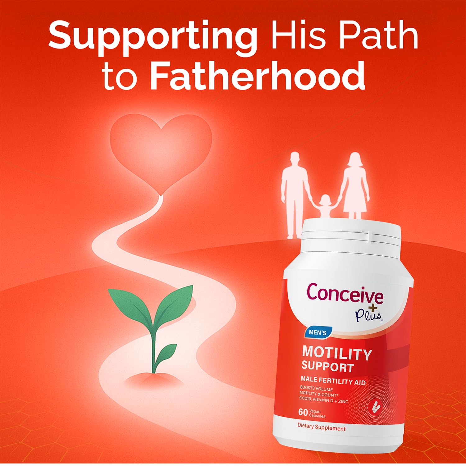 CONCEIVE PLUS Men's Motility Support packaging details