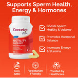 CONCEIVE PLUS Men's Motility Support supplement bottle side view
