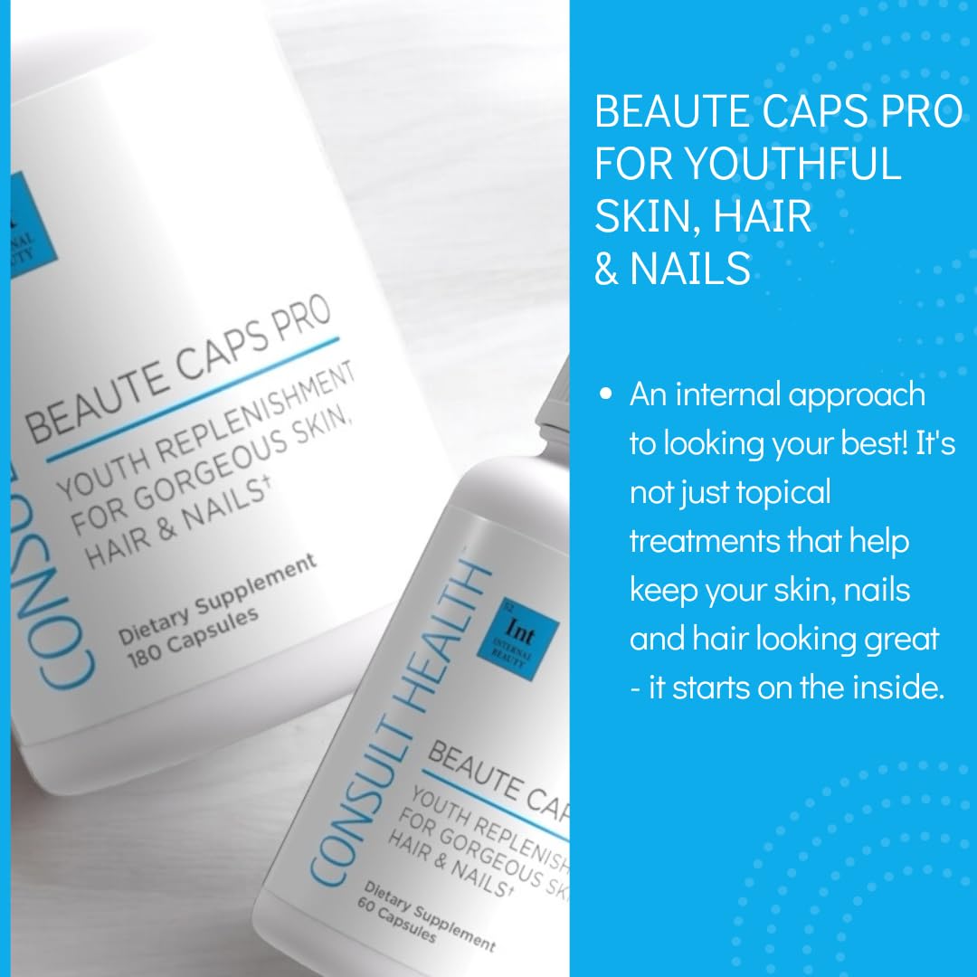 Consult Beaute Beaute Caps Pro Multivitamins 60 Capsules with ingredients list
