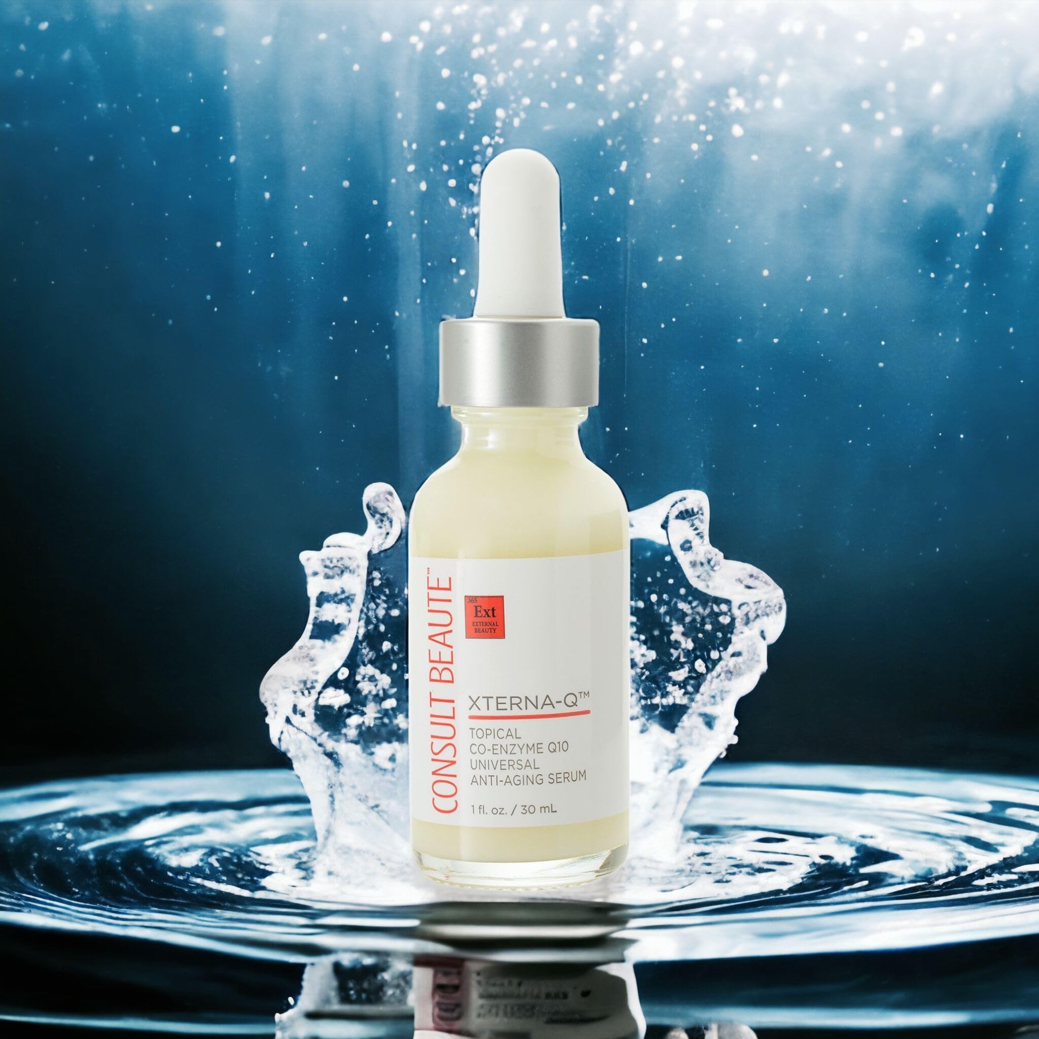 Consult Beaute CoQ10 Serum 28g close-up of the pump dispenser