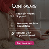 CONTRAVARIS Leg Vein Support Supplement capsules close-up