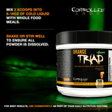 CONTROLLED LABS Orange Triad + Greens Multivitamin nutritional information