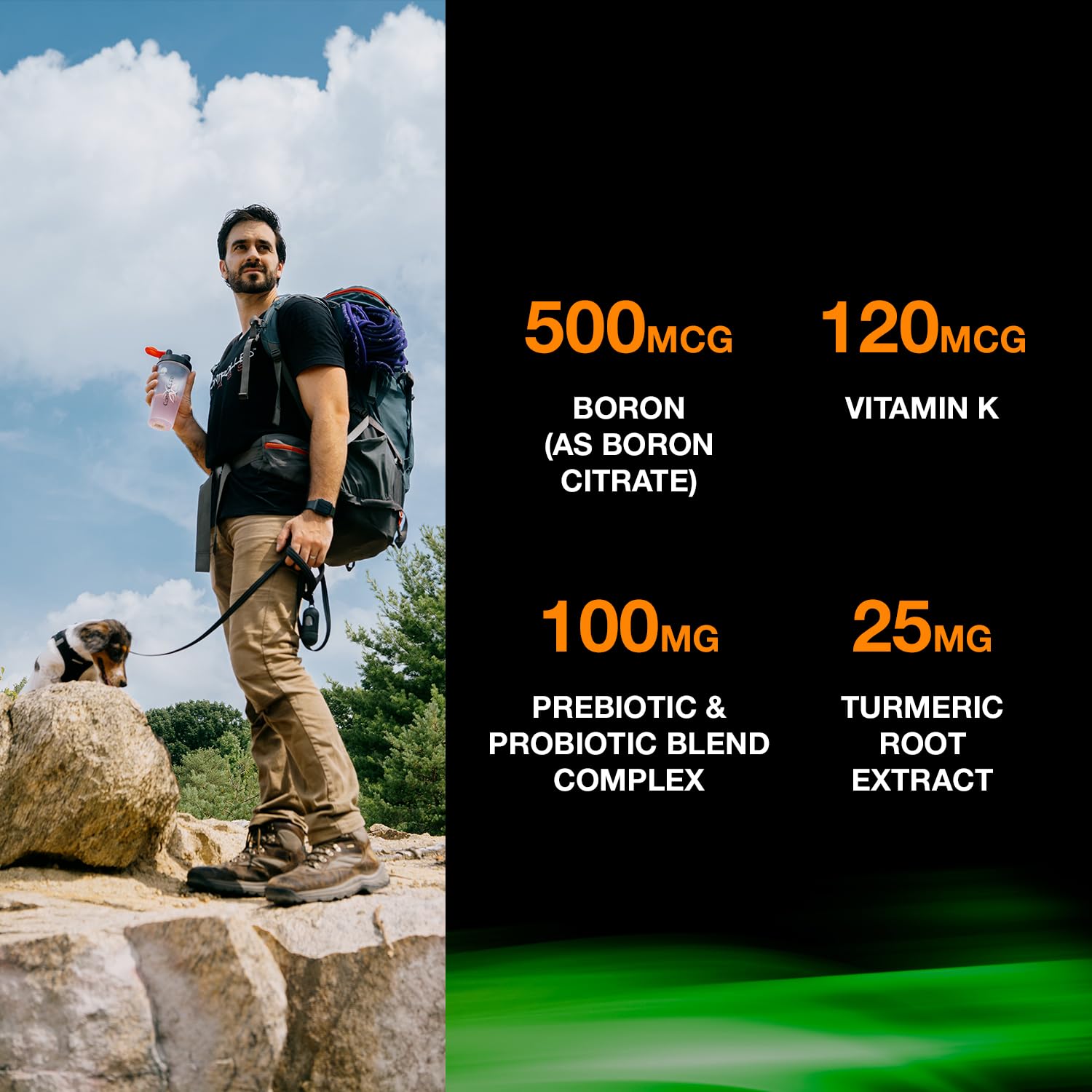 CONTROLLED LABS Orange Triad + Greens Multivitamin scoop and powder