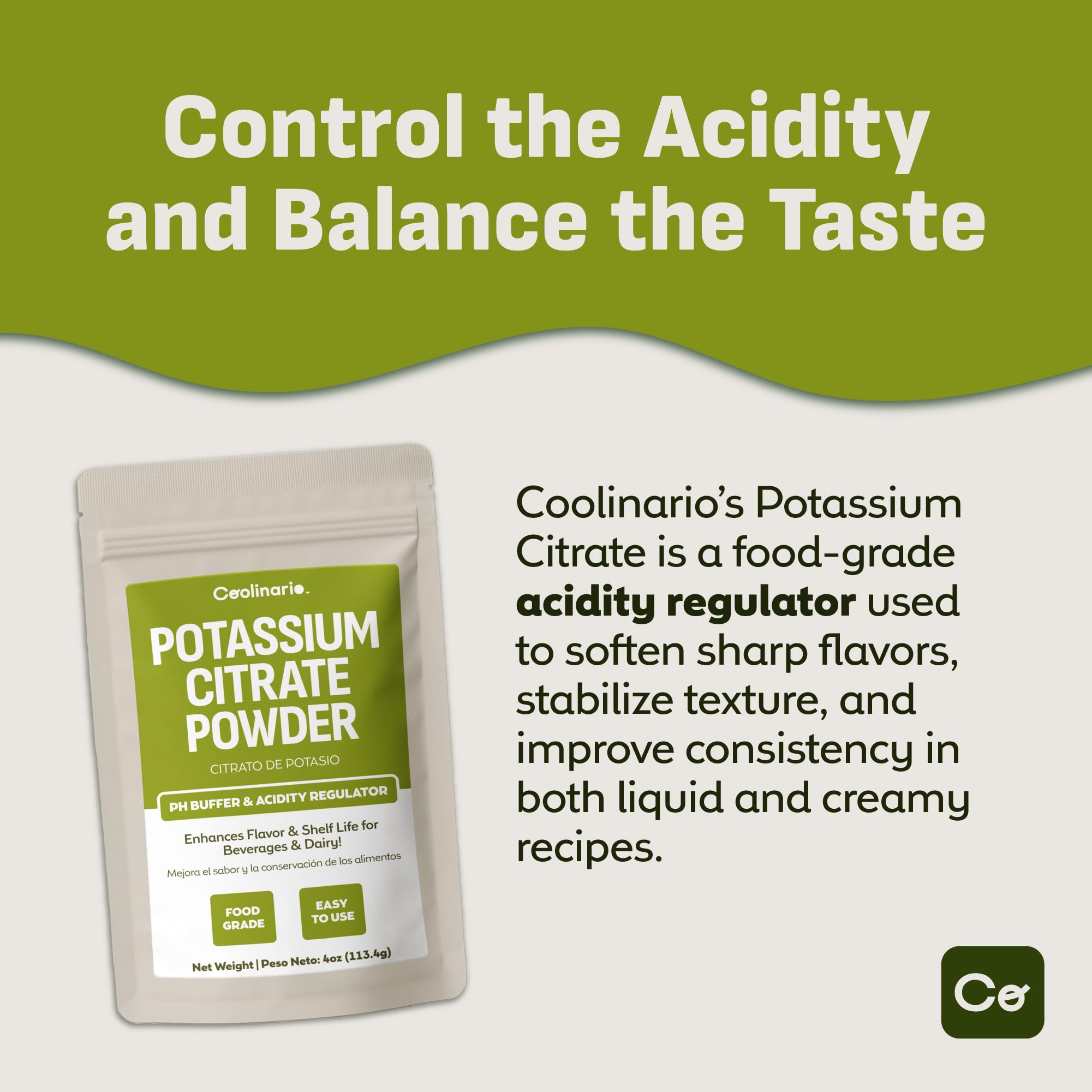 Coolinario Potassium Supplement 32g packaging