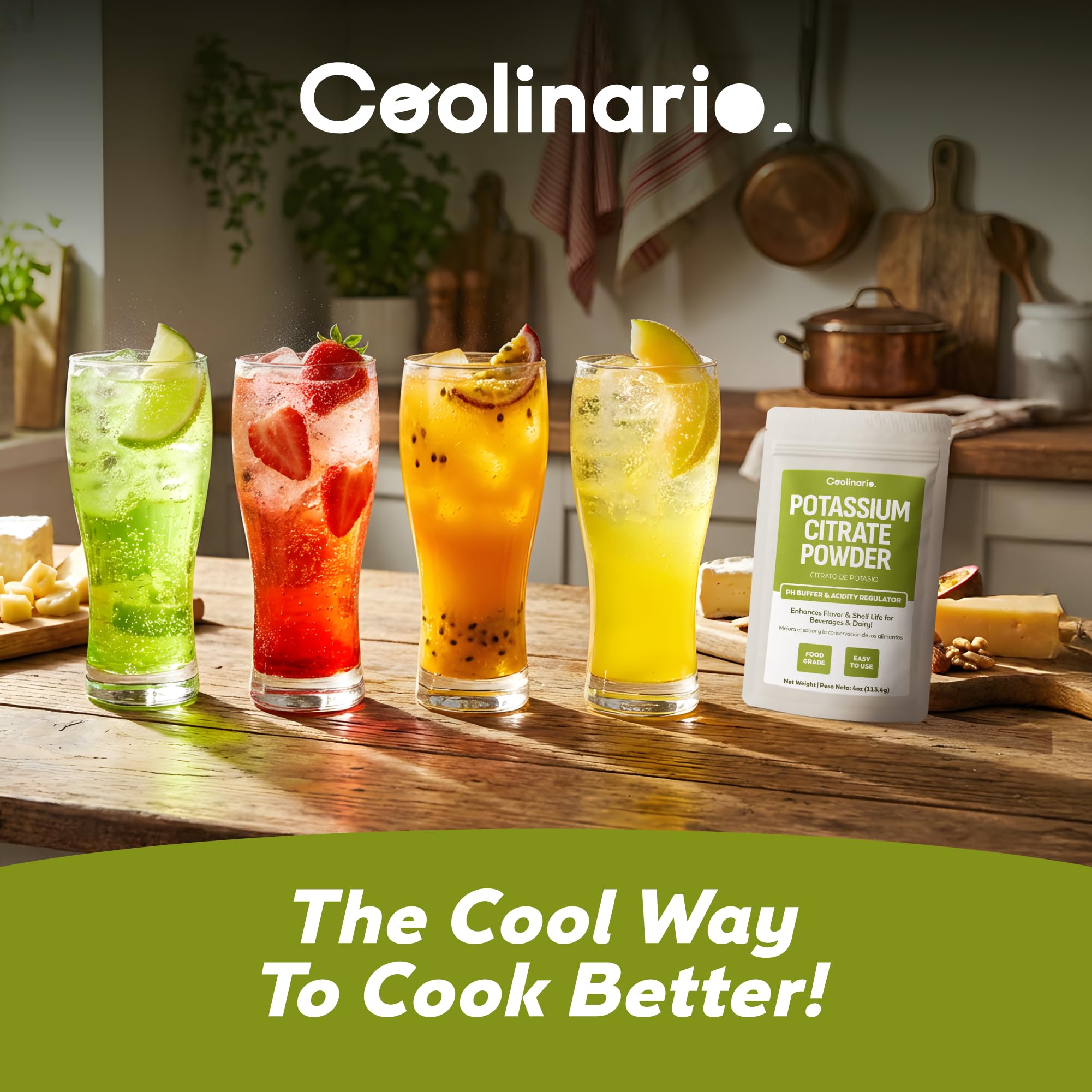 Coolinario Potassium Supplement 32g with measuring spoon