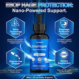 COOLKIN Esophageal Support Supplement side view with ingredients