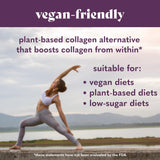 Copina Co. Vegan Collagen Support Creamer 125g Vanilla with coffee