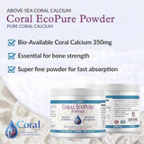 Coral White Coral Calcium EcoPure Powder 9g back view