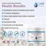 Coral White Coral Calcium EcoPure Powder scoop with powder