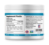 Coral White Coral Calcium EcoPure Powder with a glass of water