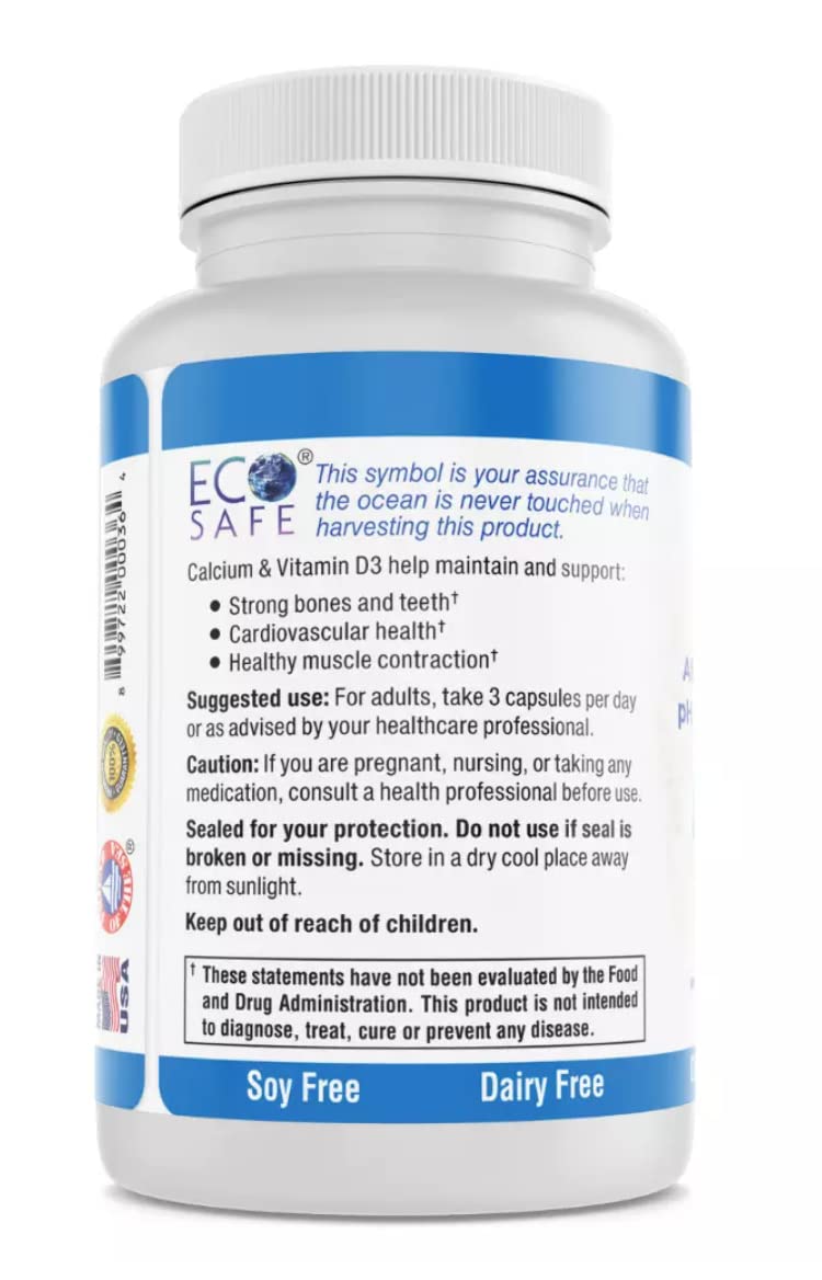 Coral White Coral Complex 3 supplement capsules on a wooden surface