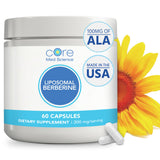 Core Med Science Berberine & Alpha Lipoic Acid supplement bottle front view