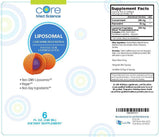 Core Med Science Liposomal Curcumin + Resveratrol bottle with label