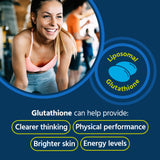 Core Med Science Liposomal Glutathione 500mg softgels bottle side view