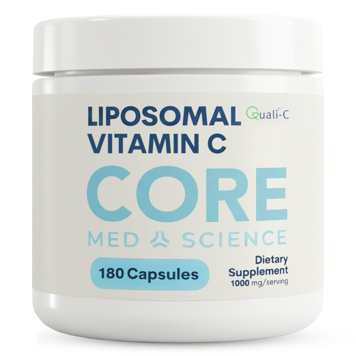 Core Med Science Liposomal Vitamin C 1000mg bottle front view