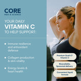 Core Med Science Liposomal Vitamin C 5 fl. oz. bottle side view