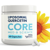 Core Med Science Quercetin Liposomal Supplement 200mg front view