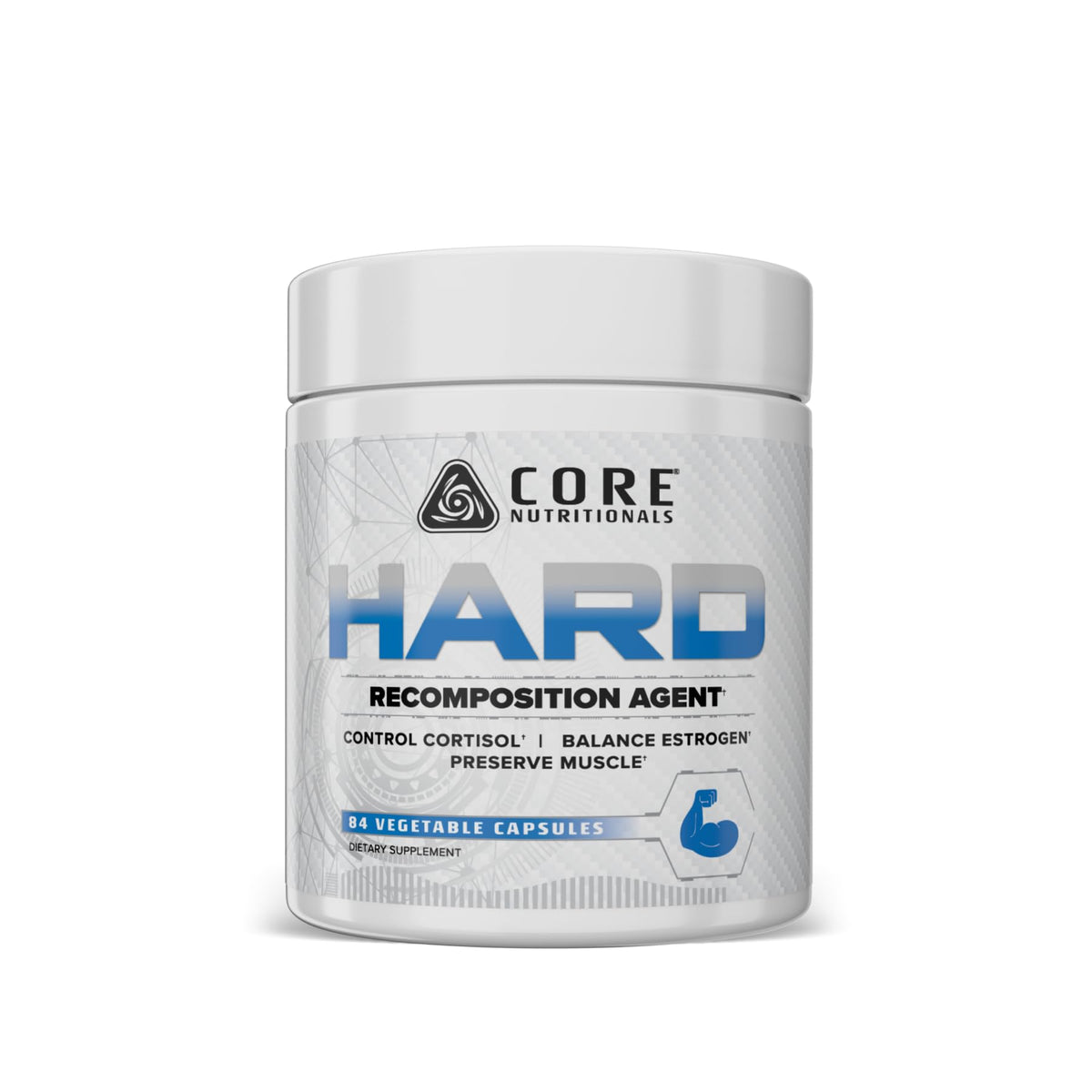 Core Nutritionals HARD blended vitamin and mineral supplement front view
