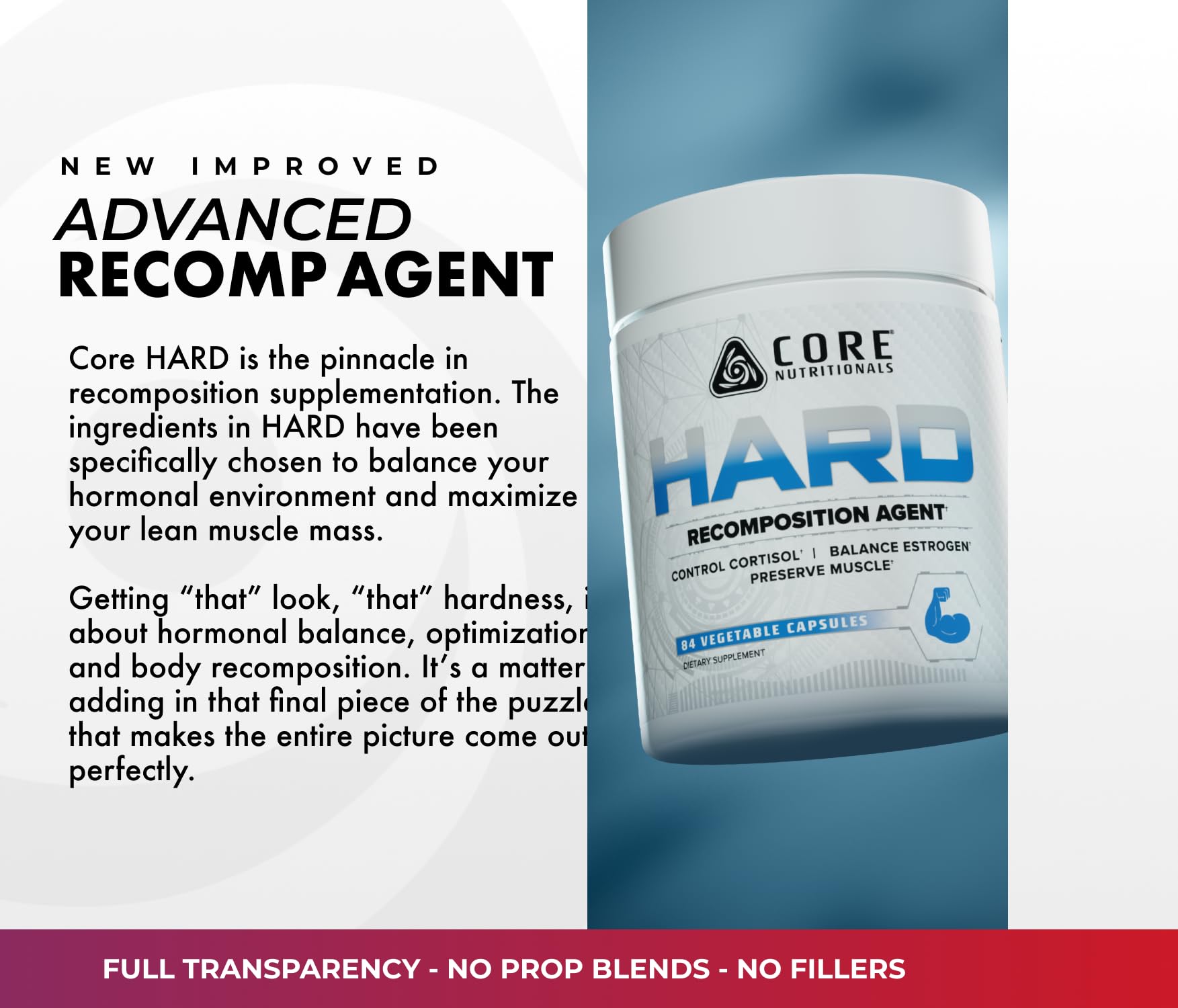 Core Nutritionals HARD supplement ingredients list