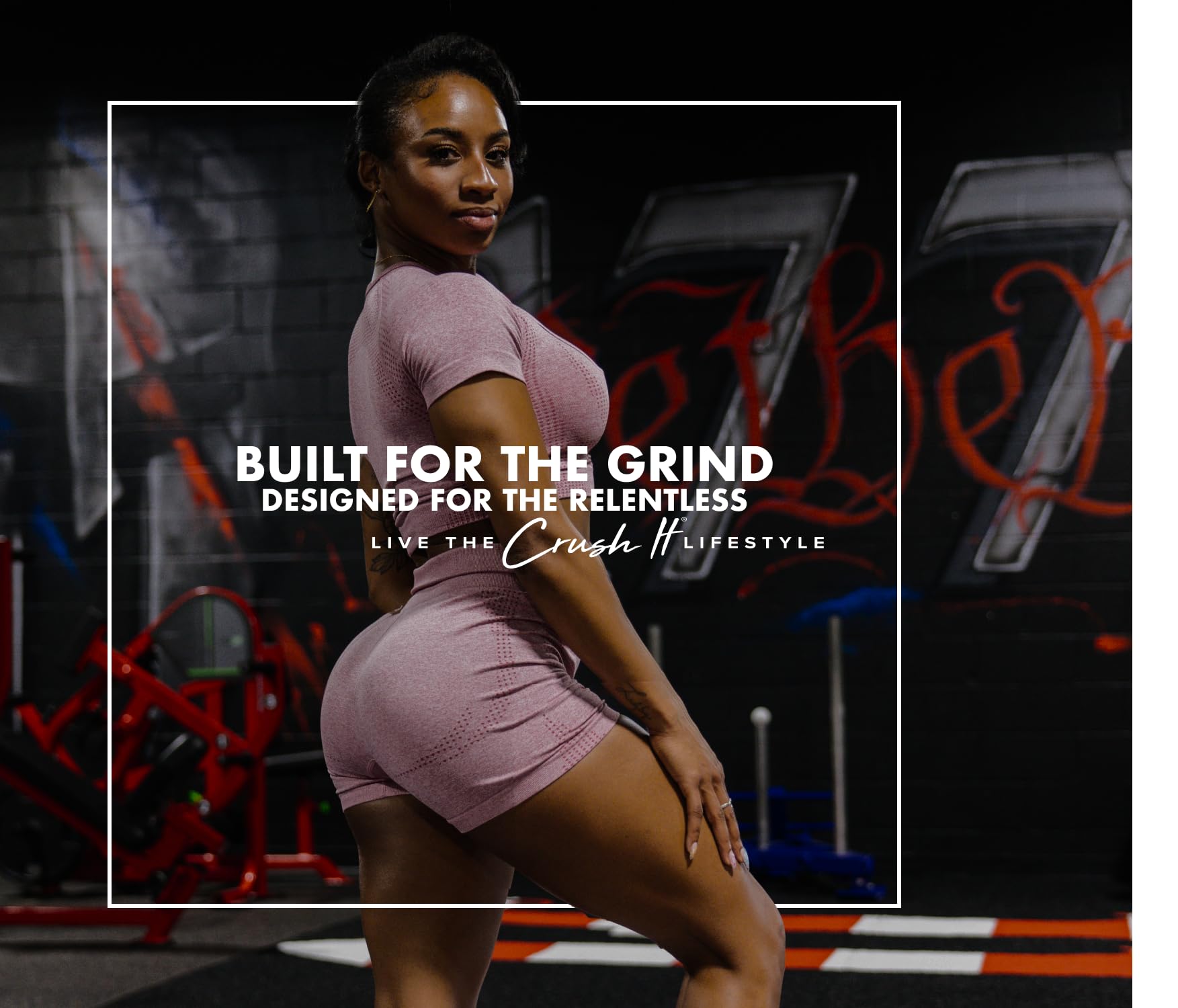 Core Nutritionals HARD supplement on a gym bench