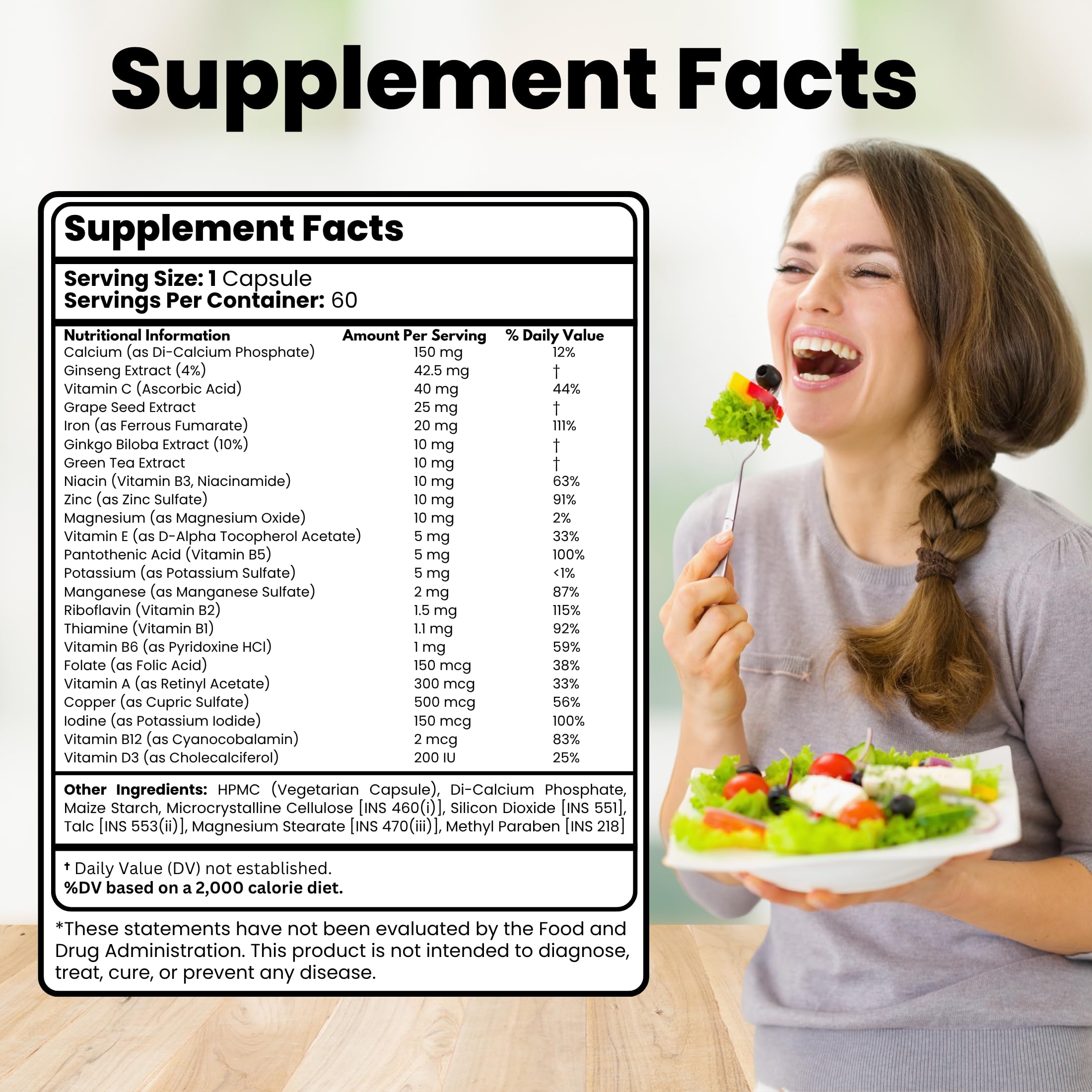 Core Strength Advanced Pills Capsule with a measuring spoon