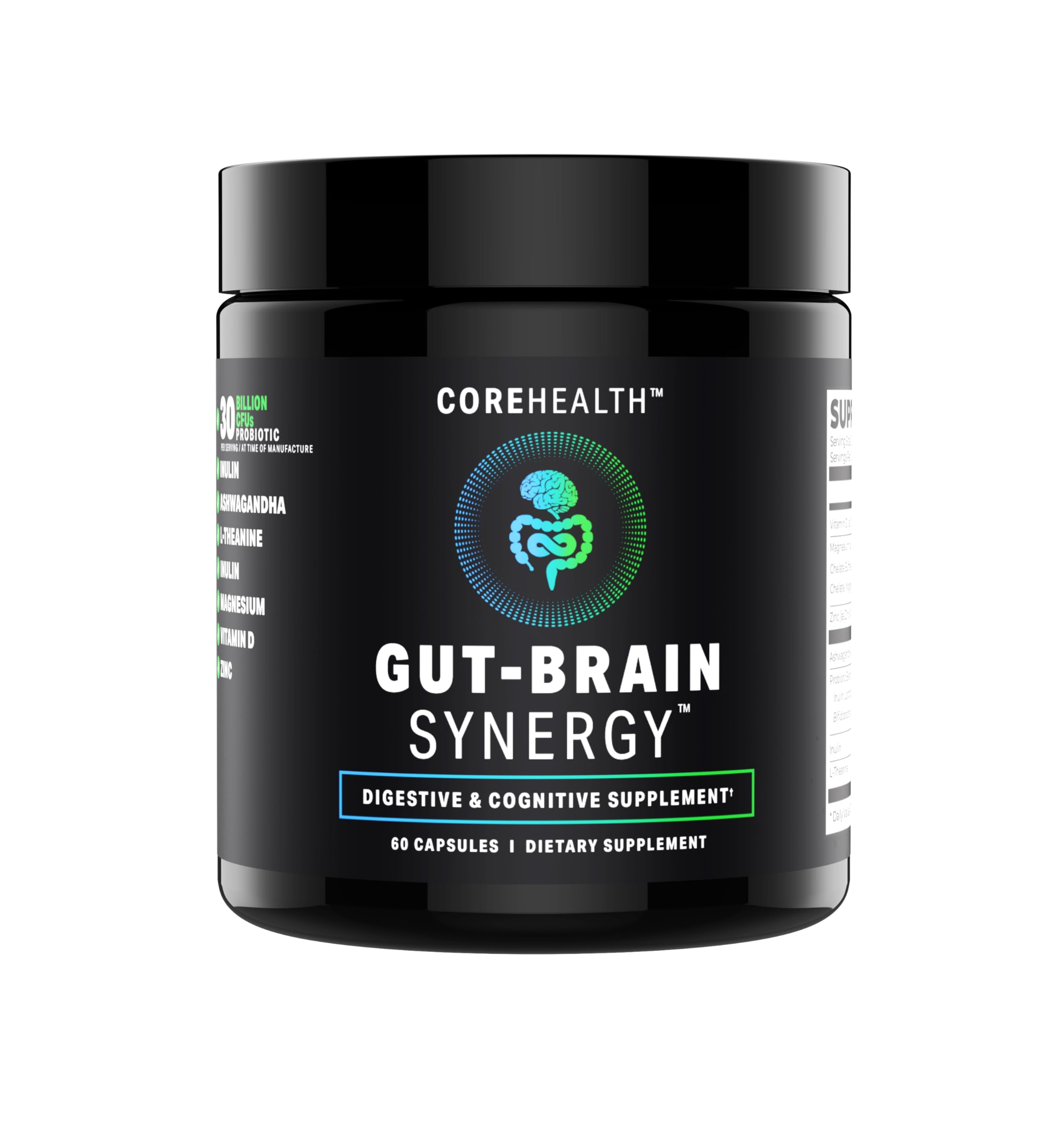 COREHEALTH Probiotic + Nootropic Blend 30 Billion CFU front view