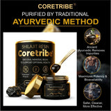 Coretribe Shilajit Resin 30g jar with packaging