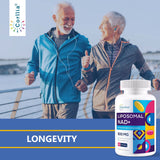 Corllia Liposomal NAD+ 500mg supplement back view