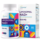 Corllia Liposomal NAD+ 500mg supplement front view with packaging