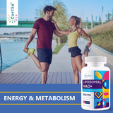Corllia Liposomal NAD+ 500mg supplement in a hand