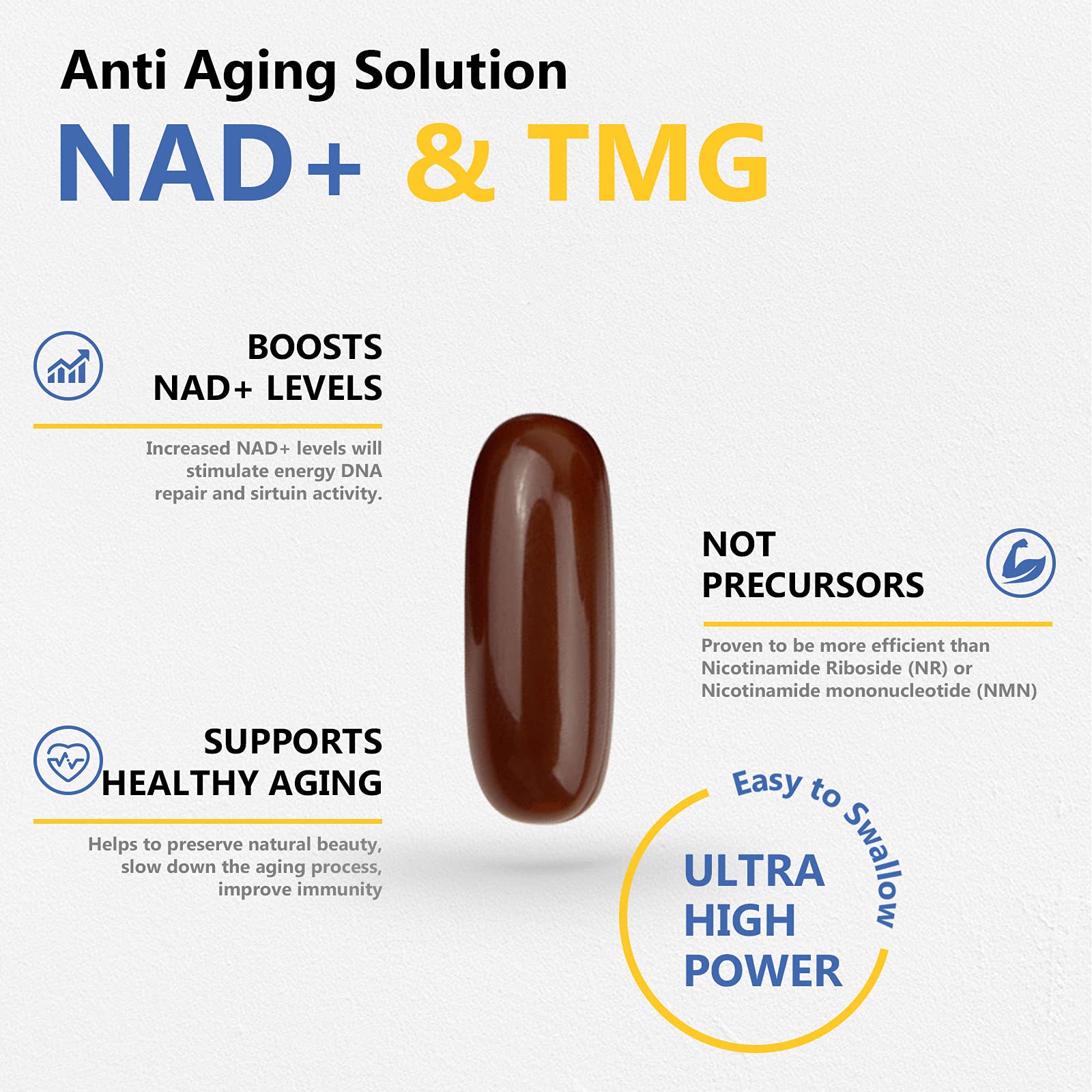 Corllia Liposomal NAD+ 500mg supplement ingredients list