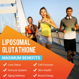 CORPORALIGHT Liposomal Glutathione Supplement 240g on a wooden table