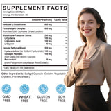 CORPORALIGHT Liposomal Glutathione Supplement back view with ingredients