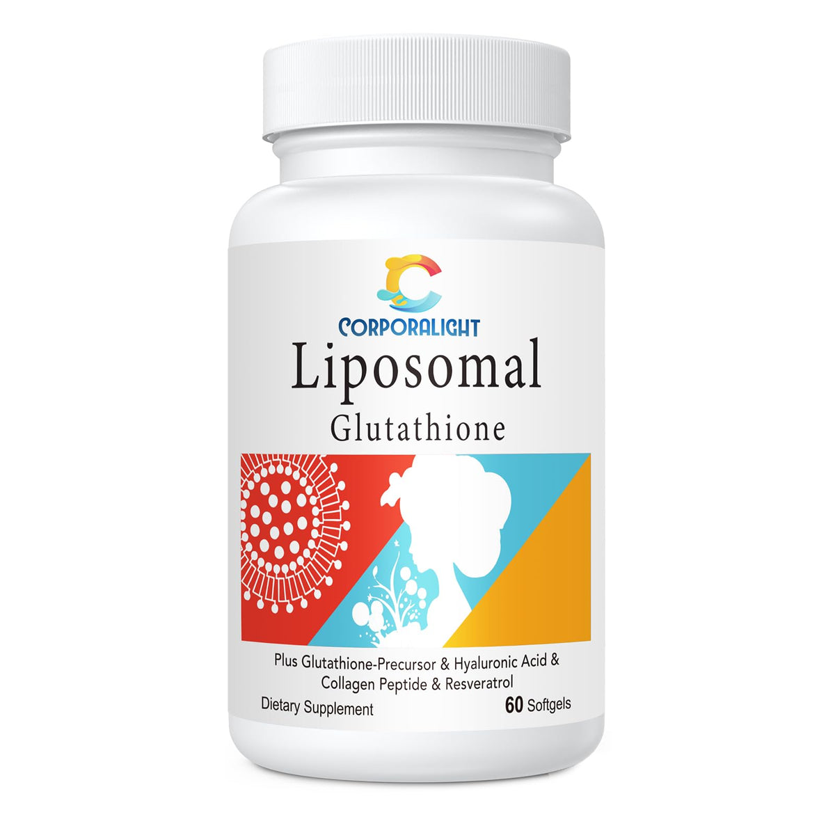 CORPORALIGHT Liposomal Glutathione Supplement front view