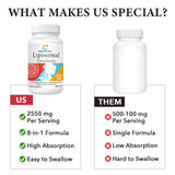 CORPORALIGHT Liposomal Glutathione Supplement packaging details