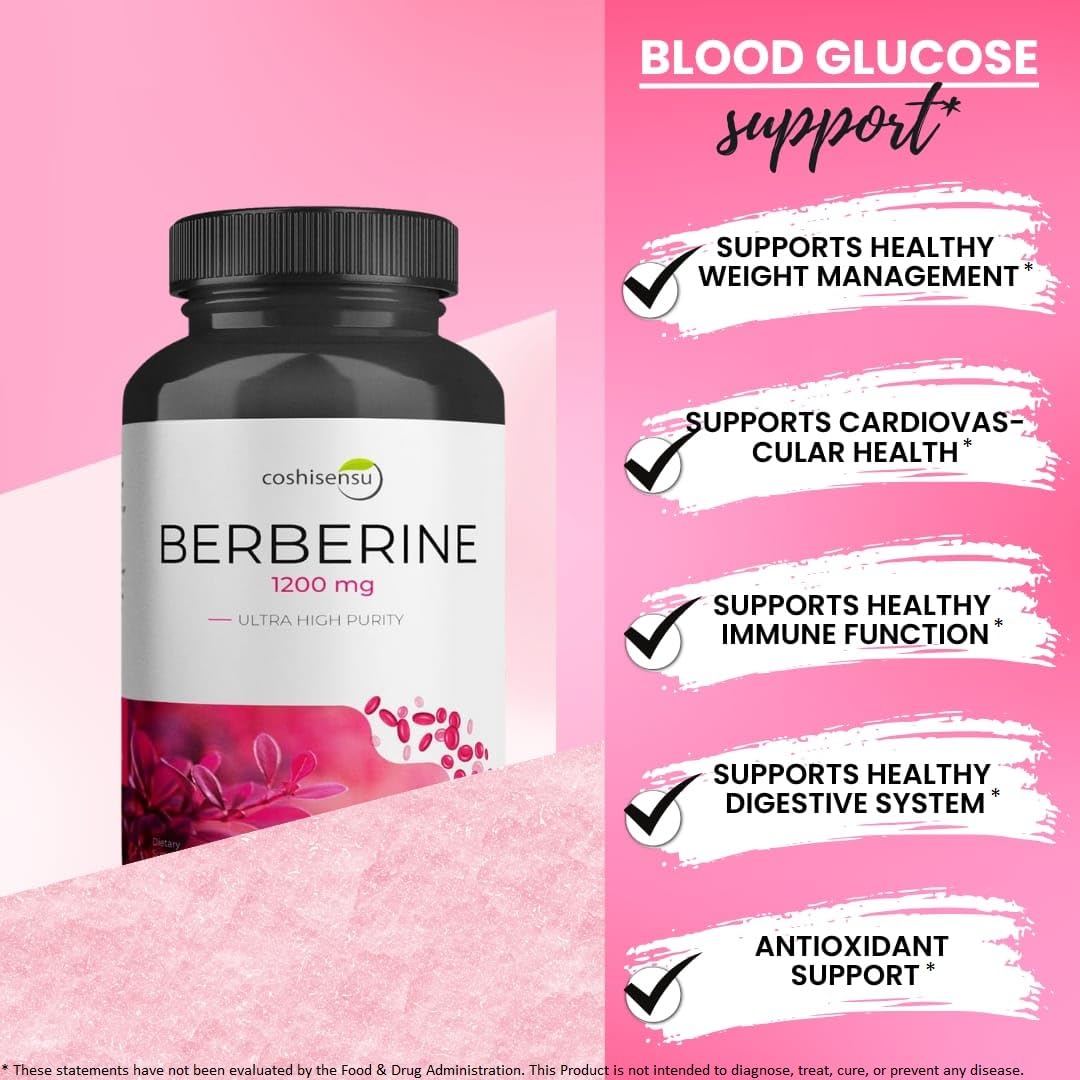 Coshisensu Berberine HCI 1200mg label details