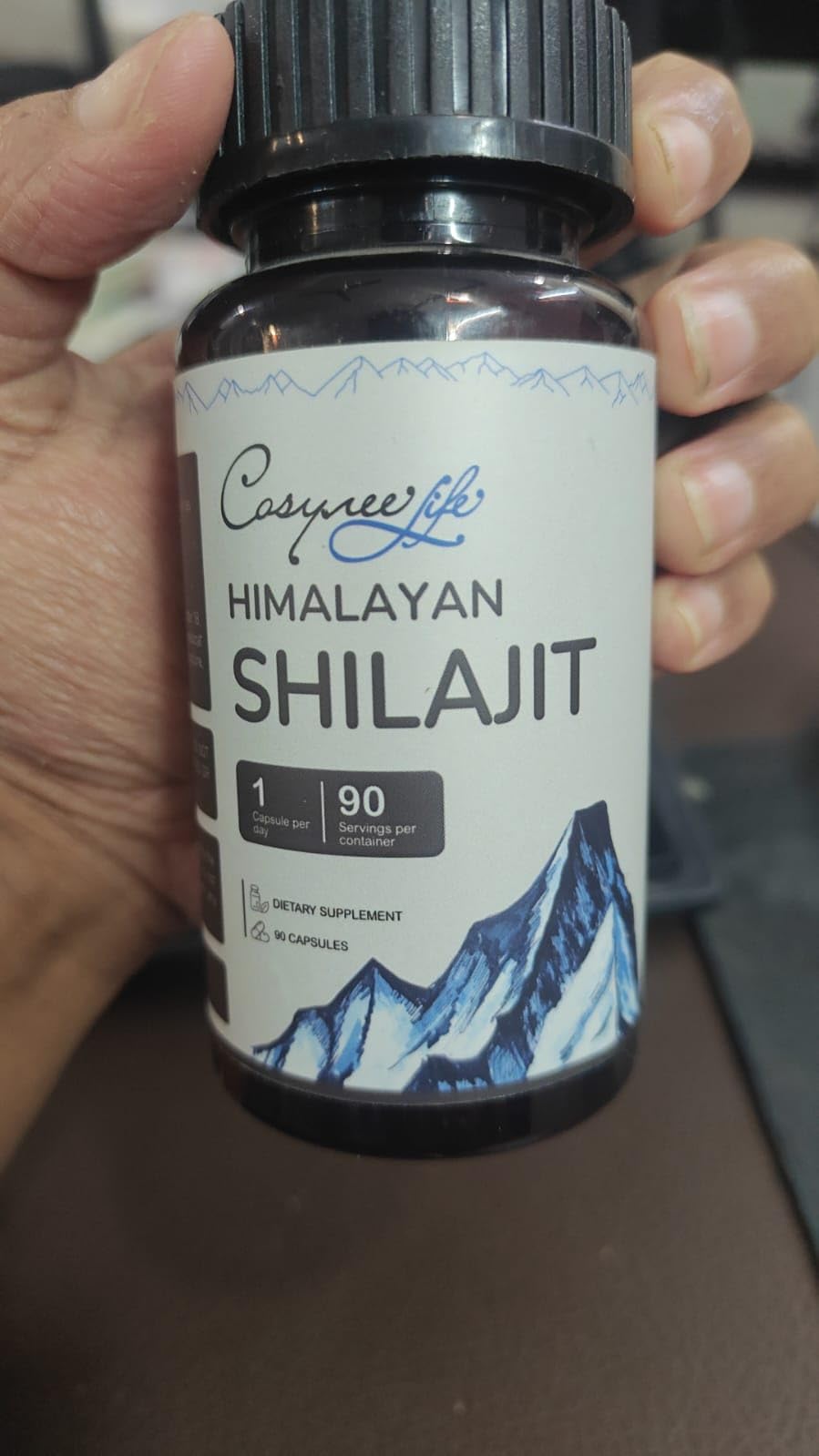 cosynee Shilajit & Fulvic Acid supplement ingredients list