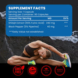 cosynee Shilajit & Fulvic Acid supplement side view