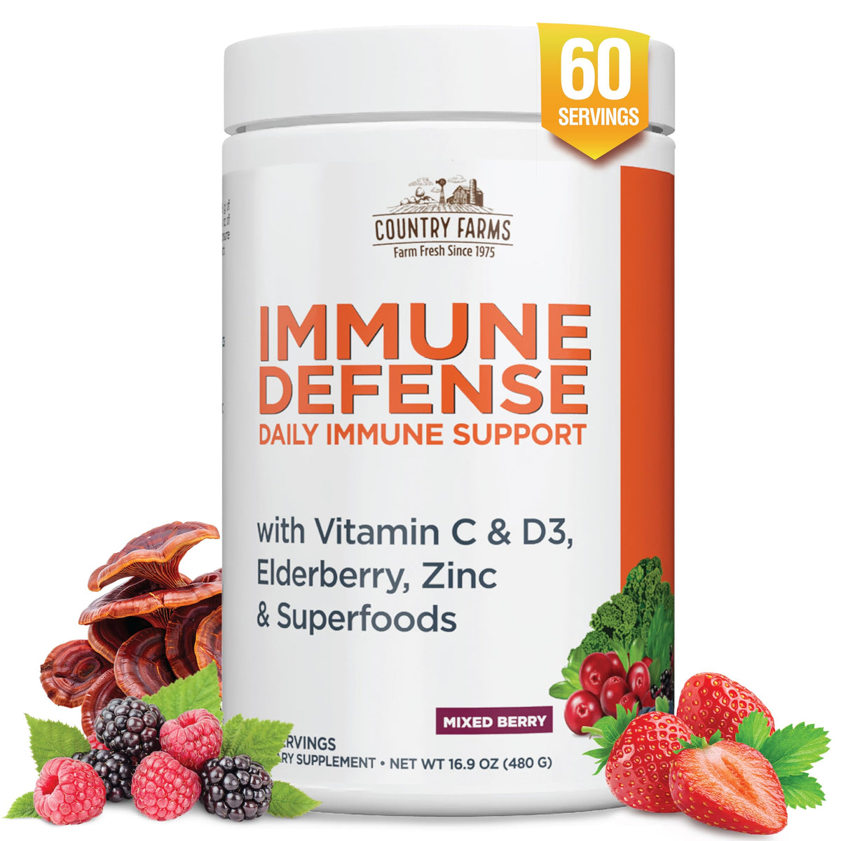 Country Farms daily wellness Defense Superfoods 585g front view