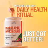 Country Farms daily wellness Defense Superfoods 585g mixed in a smoothie