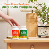 Country Farms Fruits and Veggies Capsules opened bottle