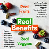 Country Farms Fruits and Veggies Capsules side view