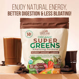 Country Farms Super Greens Chocolate packaging side view