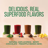 Country Farms Super Greens Chocolate product label close-up